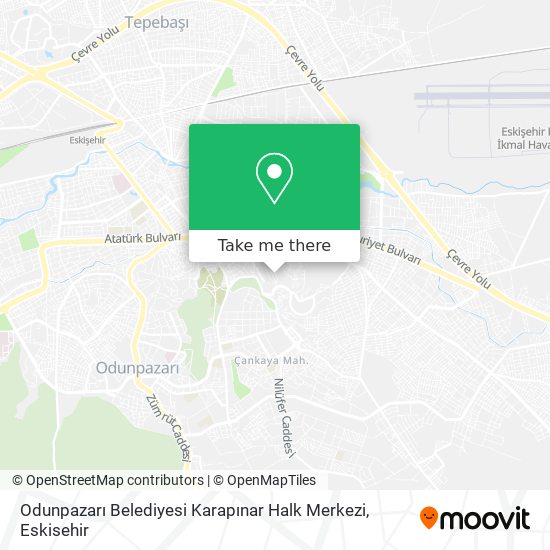 Odunpazarı Belediyesi Karapınar Halk Merkezi map