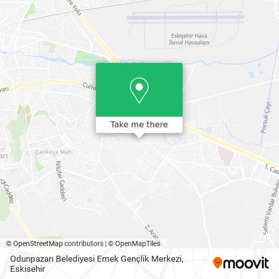 Odunpazarı Belediyesi Emek Gençlik Merkezi map