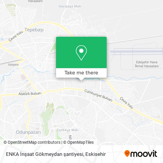 ENKA İnşaat Gökmeydan şantiyesi map