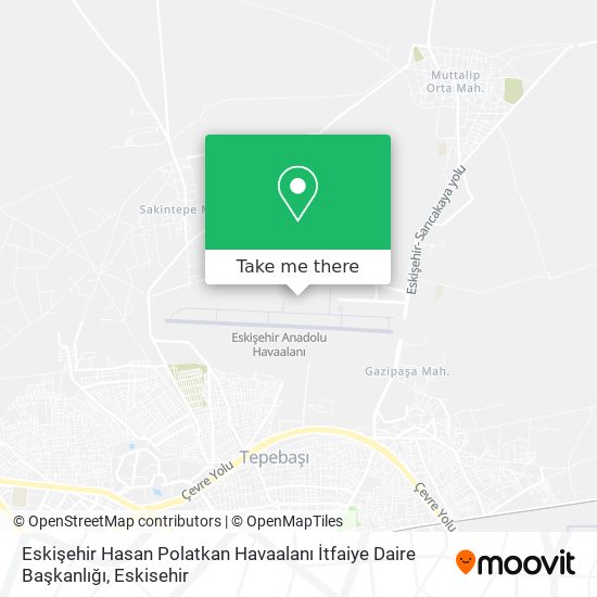 Eskişehir Hasan Polatkan Havaalanı İtfaiye Daire Başkanlığı map