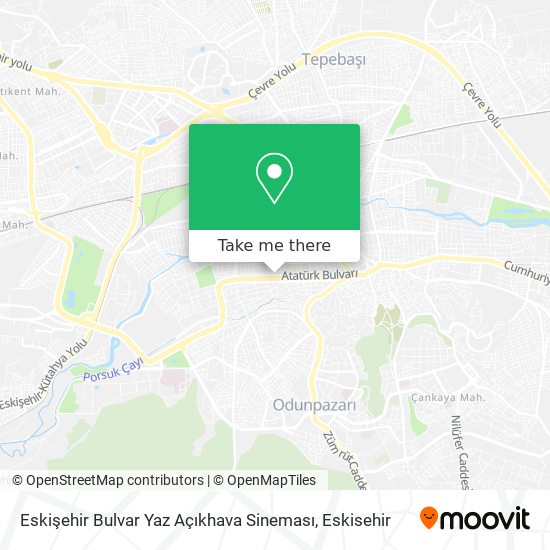 Eskişehir Bulvar Yaz Açıkhava Sineması map