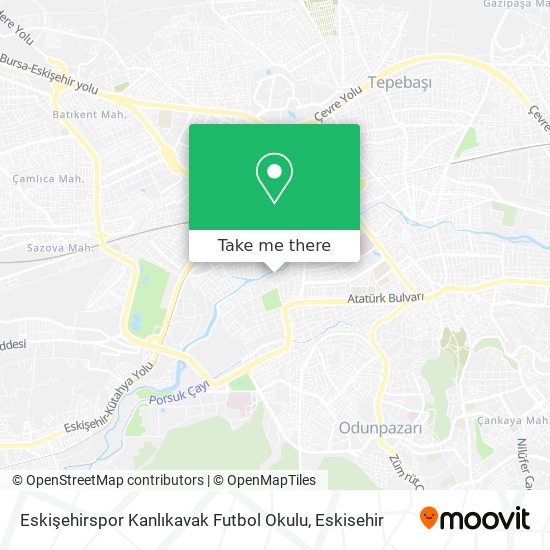 Eskişehirspor Kanlıkavak Futbol Okulu map