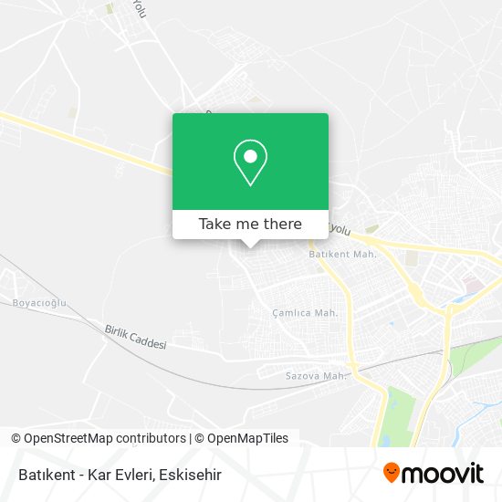 Batıkent - Kar Evleri map