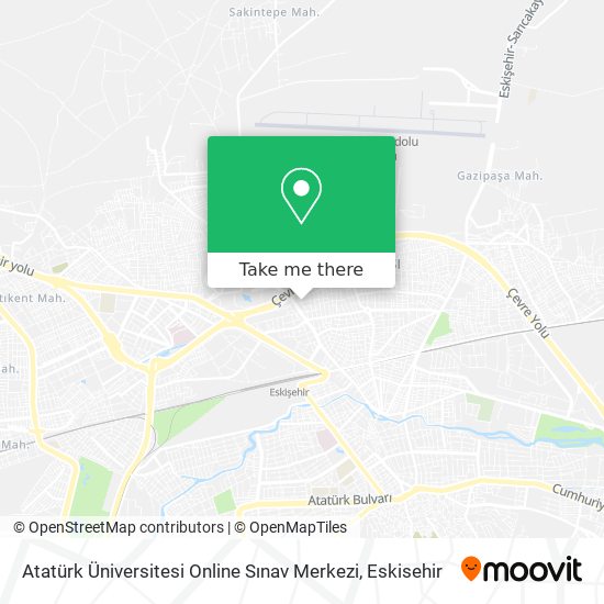 Atatürk Üniversitesi Online Sınav Merkezi map