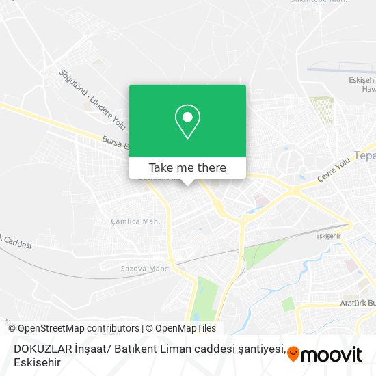 DOKUZLAR İnşaat/ Batıkent Liman caddesi şantiyesi map