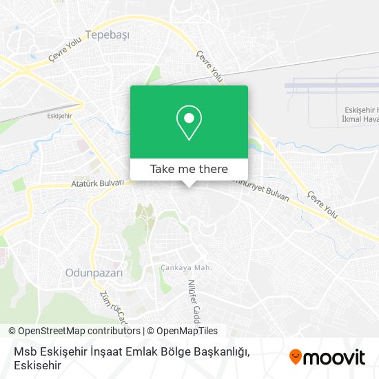 Msb Eskişehir İnşaat Emlak Bölge Başkanlığı map