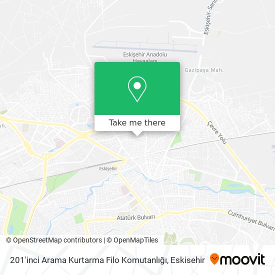 201'inci Arama Kurtarma Filo Komutanlığı map