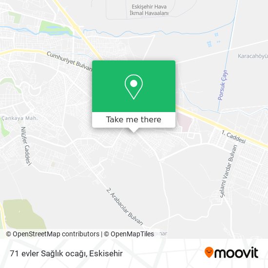 71 evler Sağlık ocağı map