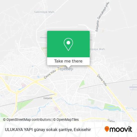 ULUKAYA YAPI günay sokak şantiye map