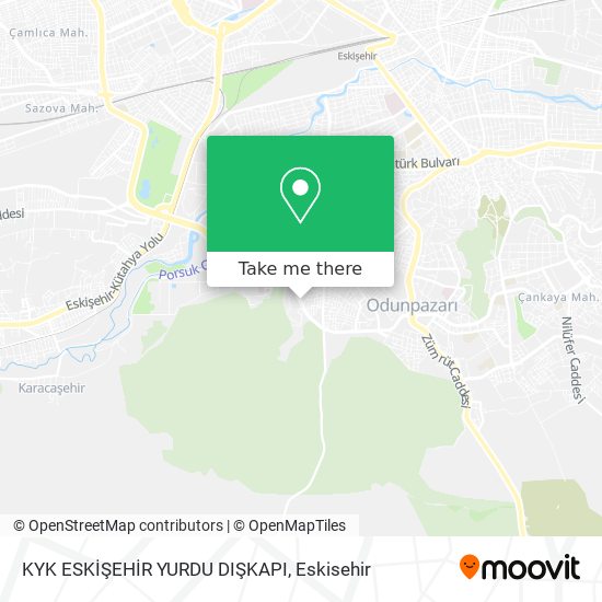 KYK ESKİŞEHİR YURDU DIŞKAPI map