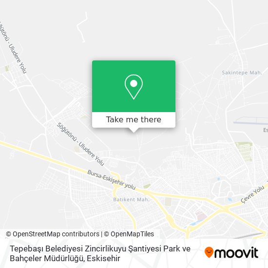 Tepebaşı Belediyesi Zincirlikuyu Şantiyesi Park ve Bahçeler Müdürlüğü map
