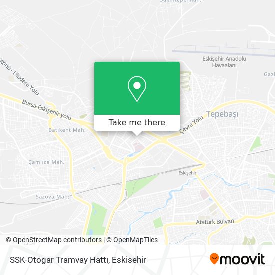 SSK-Otogar Tramvay Hattı map