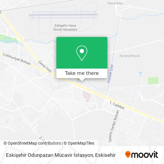 Eskişehir Odunpazarı Mücavir İstasyon map