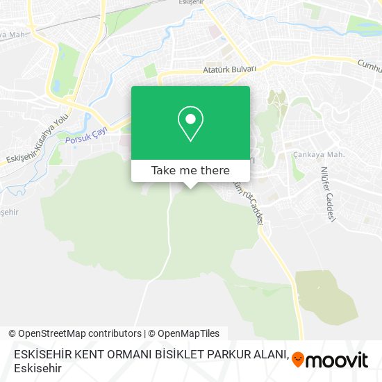 ESKİSEHİR KENT ORMANI BİSİKLET PARKUR ALANI map