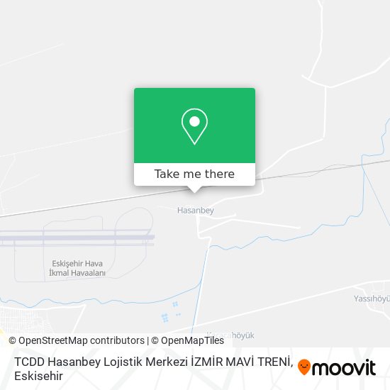 TCDD Hasanbey Lojistik Merkezi İZMİR MAVİ TRENİ map