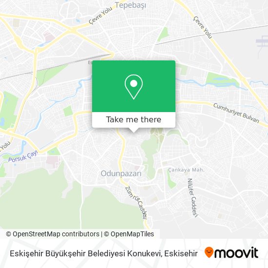 Eskişehir Büyükşehir Belediyesi Konukevi map