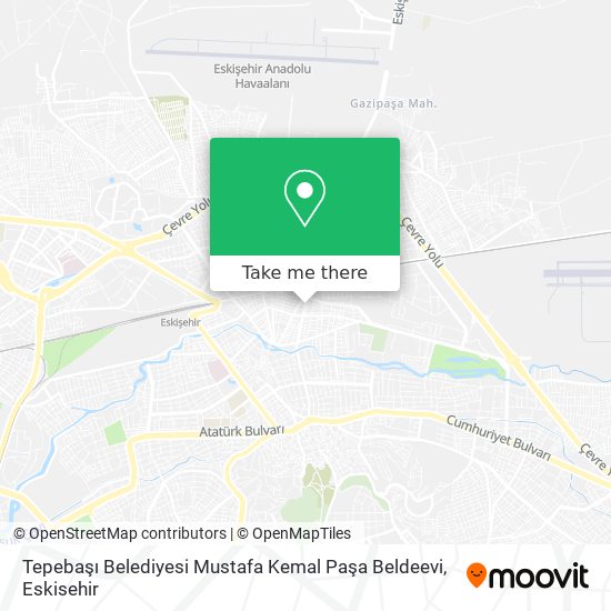 Tepebaşı Belediyesi Mustafa Kemal Paşa Beldeevi map