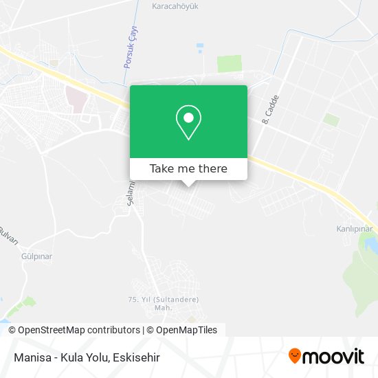 Manisa - Kula Yolu map