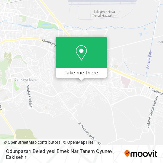 Odunpazarı Belediyesi Emek Nar Tanem Oyunevi map