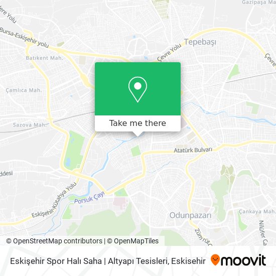 Eskişehir Spor Halı Saha | Altyapı Tesisleri map