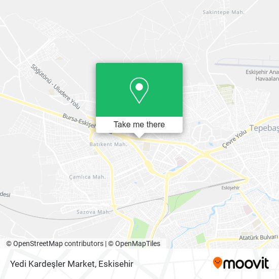Yedi Kardeşler Market map