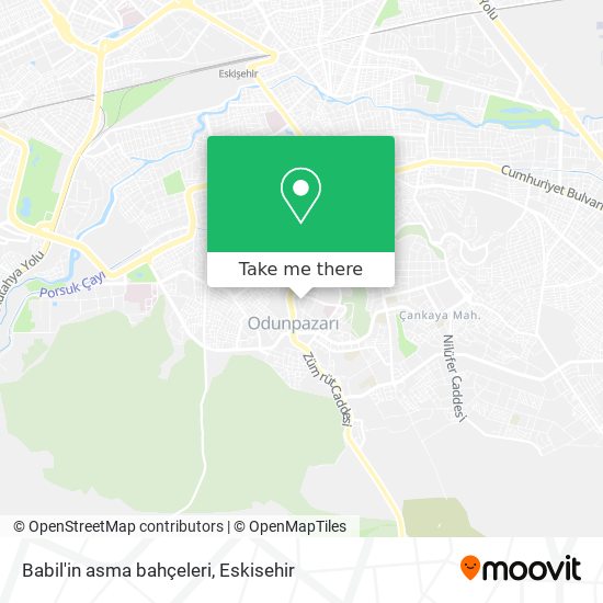 Babil'in asma bahçeleri map