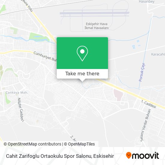 Cahit Zarifoglu Ortaokulu Spor Salonu map