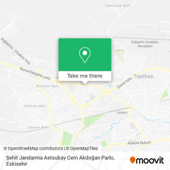 Şehit Jandarma Astsubay Cem Akdoğan Parkı map