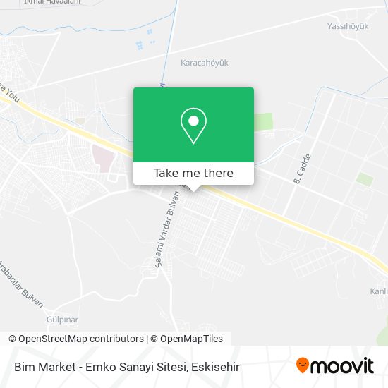 Bim Market - Emko Sanayi Sitesi map