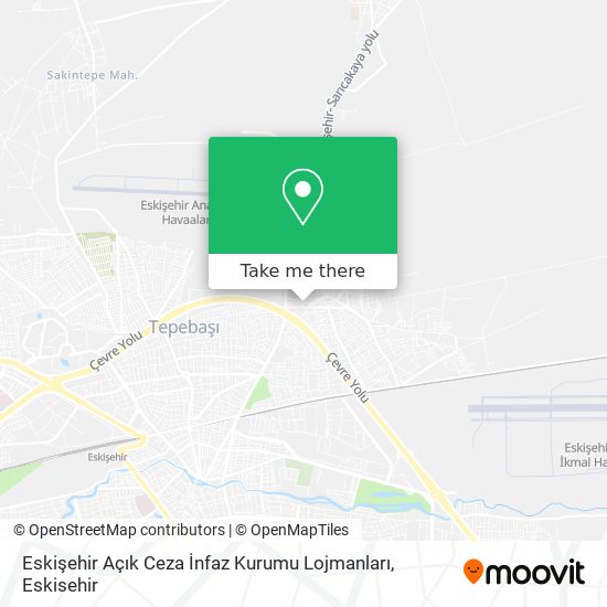 Eskişehir Açık Ceza İnfaz Kurumu Lojmanları map