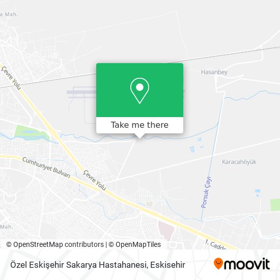 Özel Eskişehir Sakarya Hastahanesi map