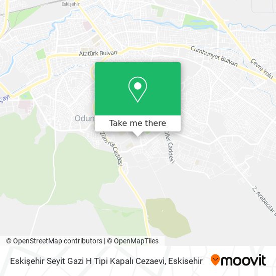 Eskişehir Seyit Gazi H Tipi Kapalı Cezaevi map