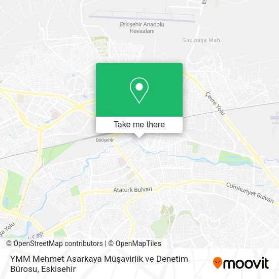 YMM Mehmet Asarkaya Müşavirlik ve Denetim Bürosu map