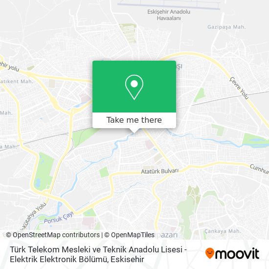 Türk Telekom Mesleki ve Teknik Anadolu Lisesi - Elektrik Elektronik Bölümü map