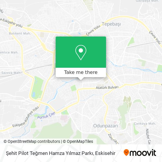 Şehit Pilot Teğmen Hamza Yılmaz  Parkı map