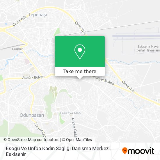 Esogu Ve Unfpa Kadın Sağlığı Danışma Merkezi map