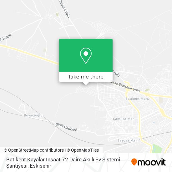 Batıkent Kayalar İnşaat 72 Daire Akıllı Ev Sistemi Şantiyesi map