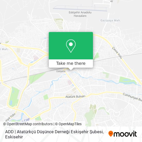 ADD | Atatürkçü Düşünce Derneği Eskişehir Şubesi map