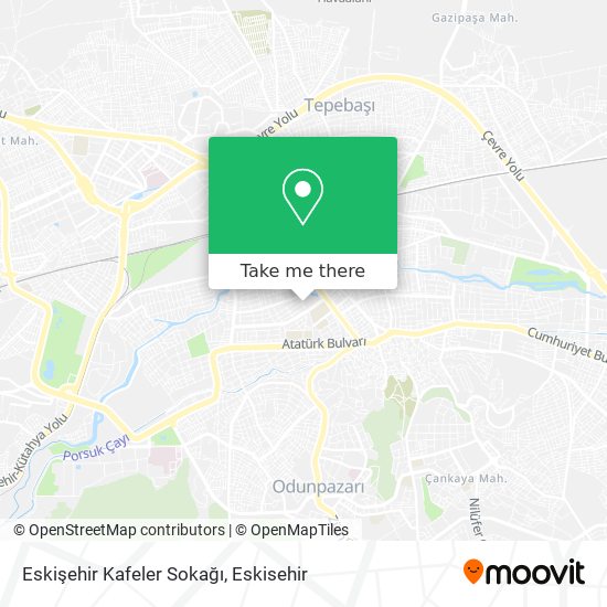Eskişehir Kafeler Sokağı map