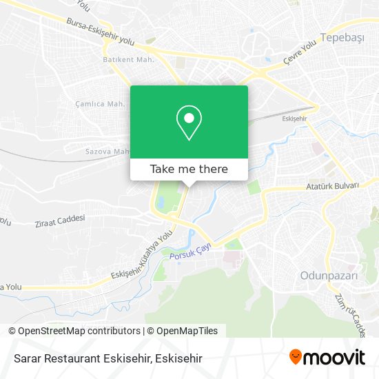 Sarar Restaurant Eskisehir map