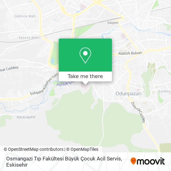 Osmangazi Tıp Fakültesi Büyük Çocuk Acil Servis map