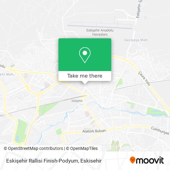 Eskişehir Rallisi Finish-Podyum map