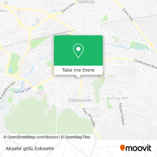 Akşehir gölü map
