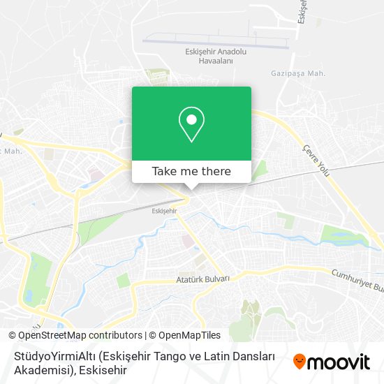 StüdyoYirmiAltı (Eskişehir Tango ve Latin Dansları Akademisi) map