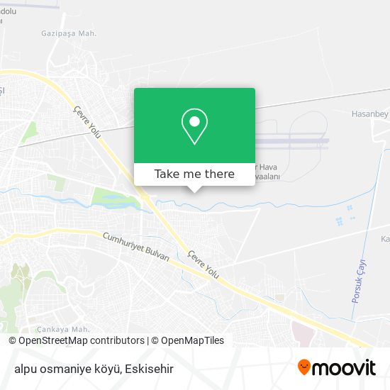 alpu osmaniye köyü map