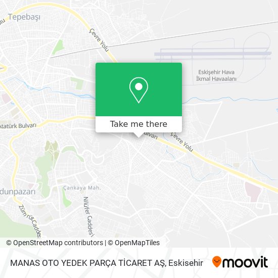 MANAS OTO YEDEK PARÇA TİCARET AŞ map