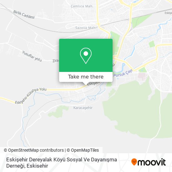 Eskişehir Dereyalak Köyü Sosyal Ve Dayanışma Derneği map