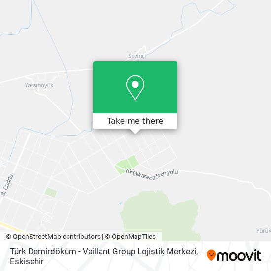 Türk Demirdöküm - Vaillant Group Lojistik Merkezi map