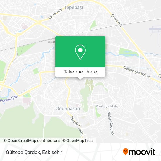 Gültepe Çardak map