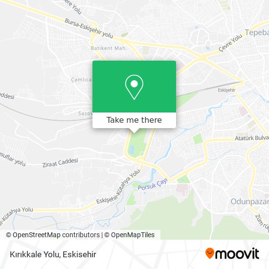 Kırıkkale Yolu map